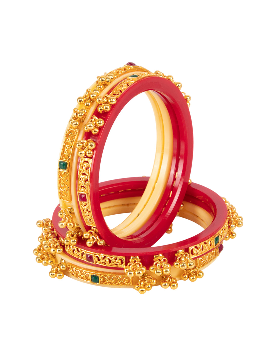 Firoza Shubha Sparsha Bangle Set