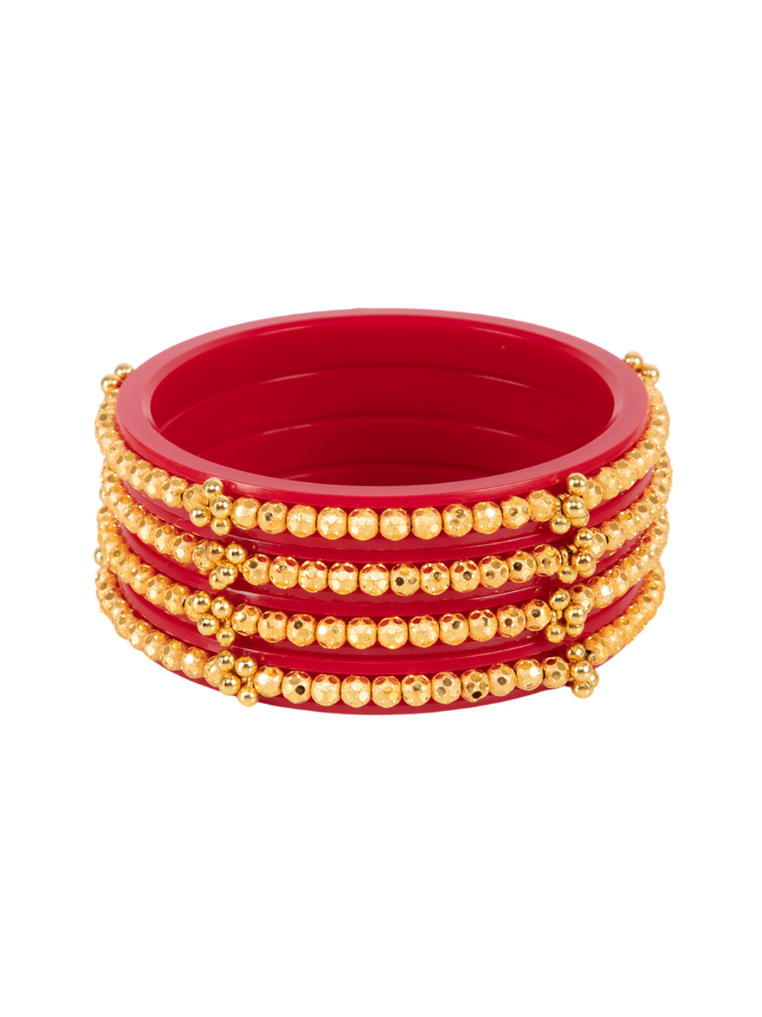 Firoza Raktambari Manjari Bangle Set