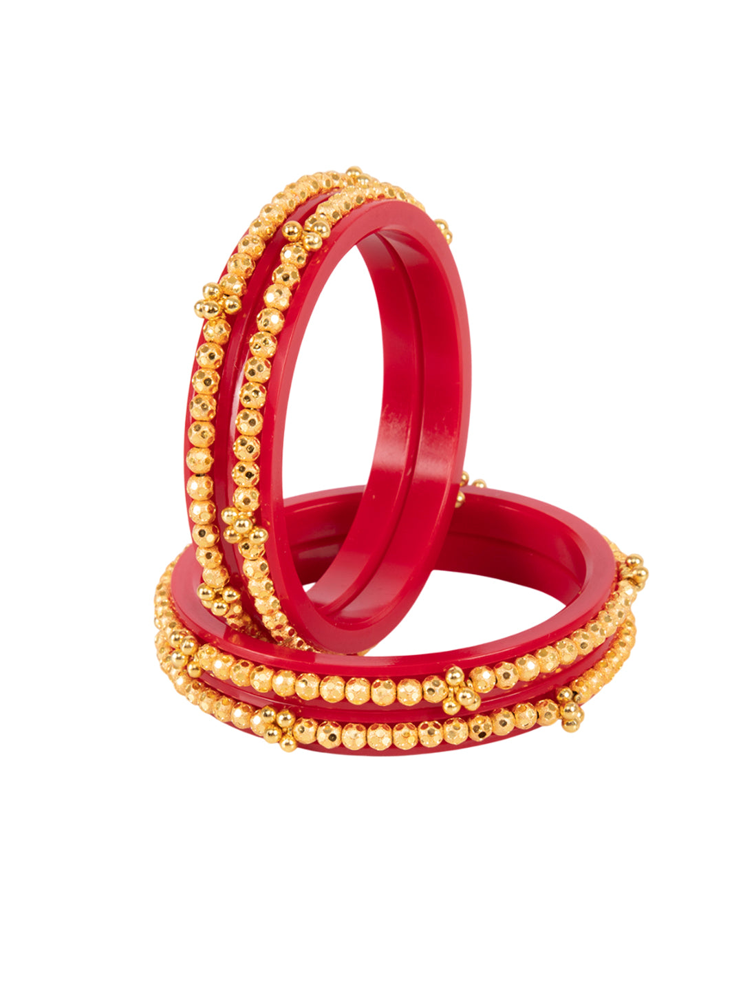 Firoza Raktambari Manjari Bangle Set