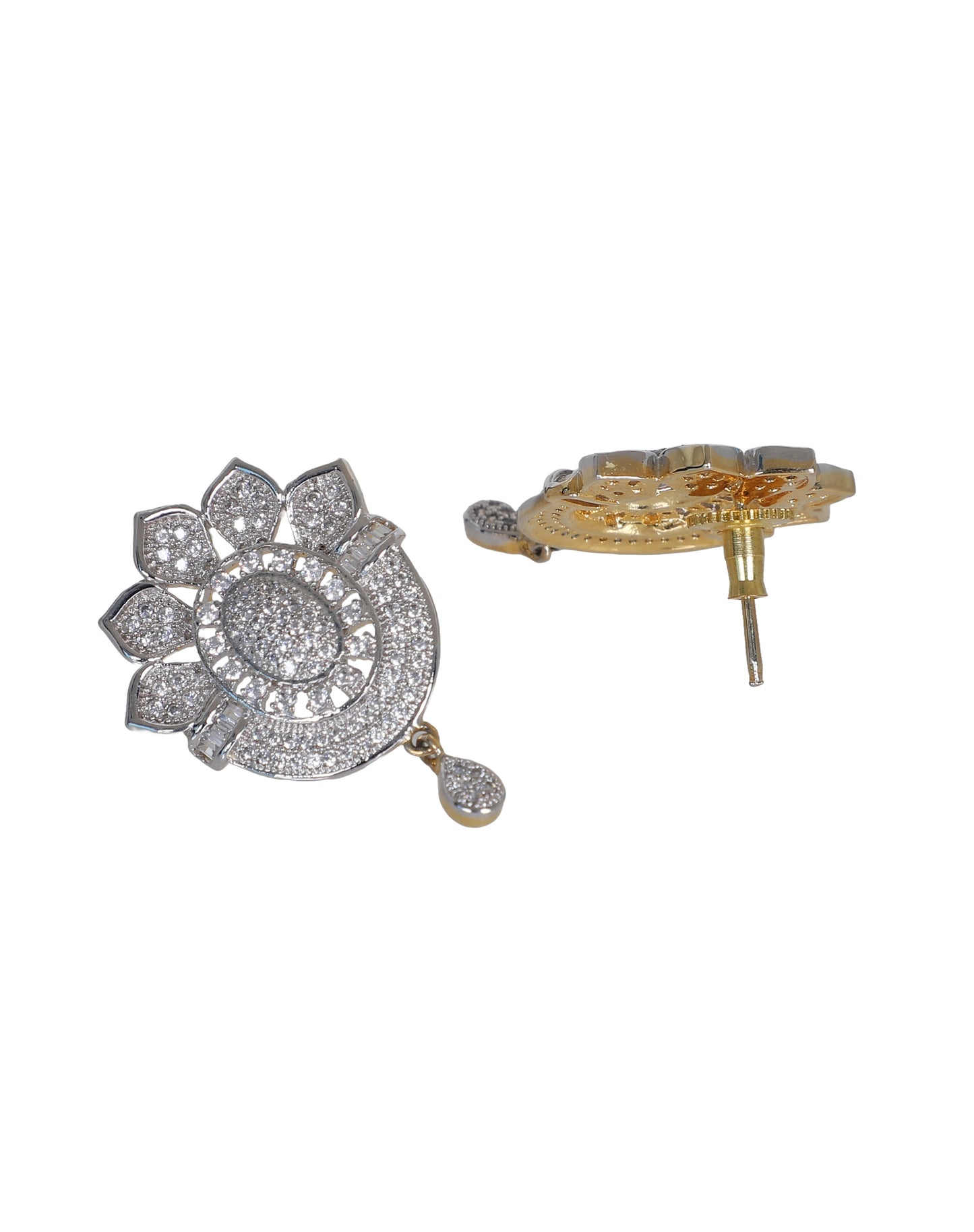 Victoria  American Diamond Pendent Set