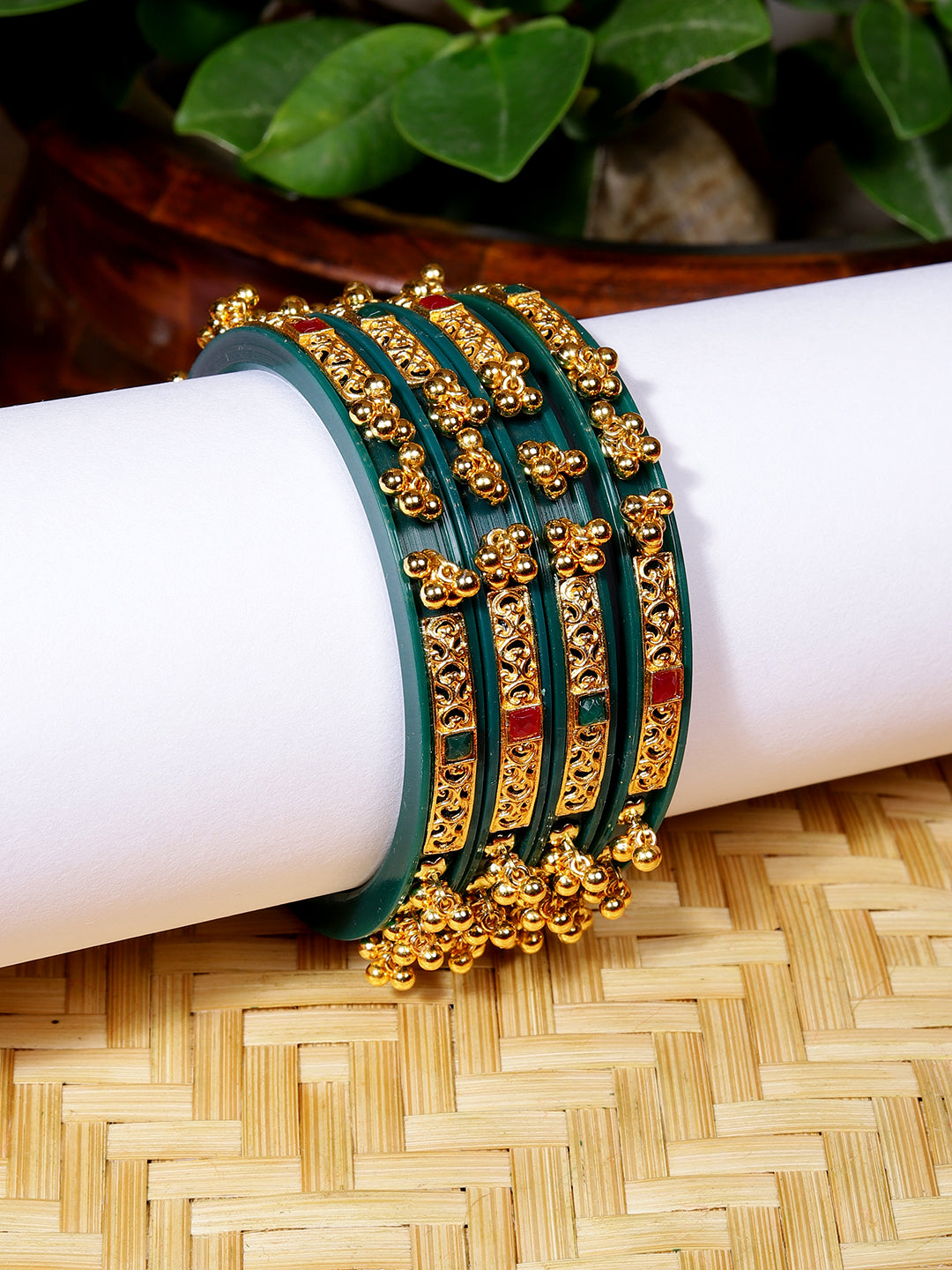 Firoza Vatika Vilas Bangle Set