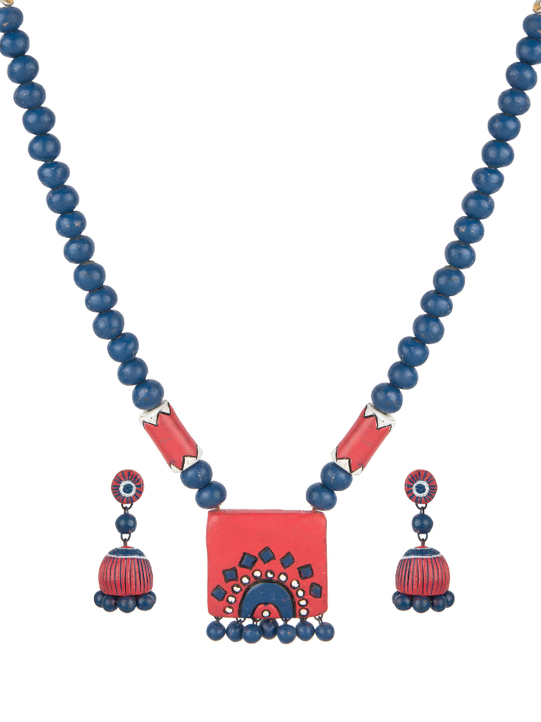 Twlight Tones Terracota Necklace Set