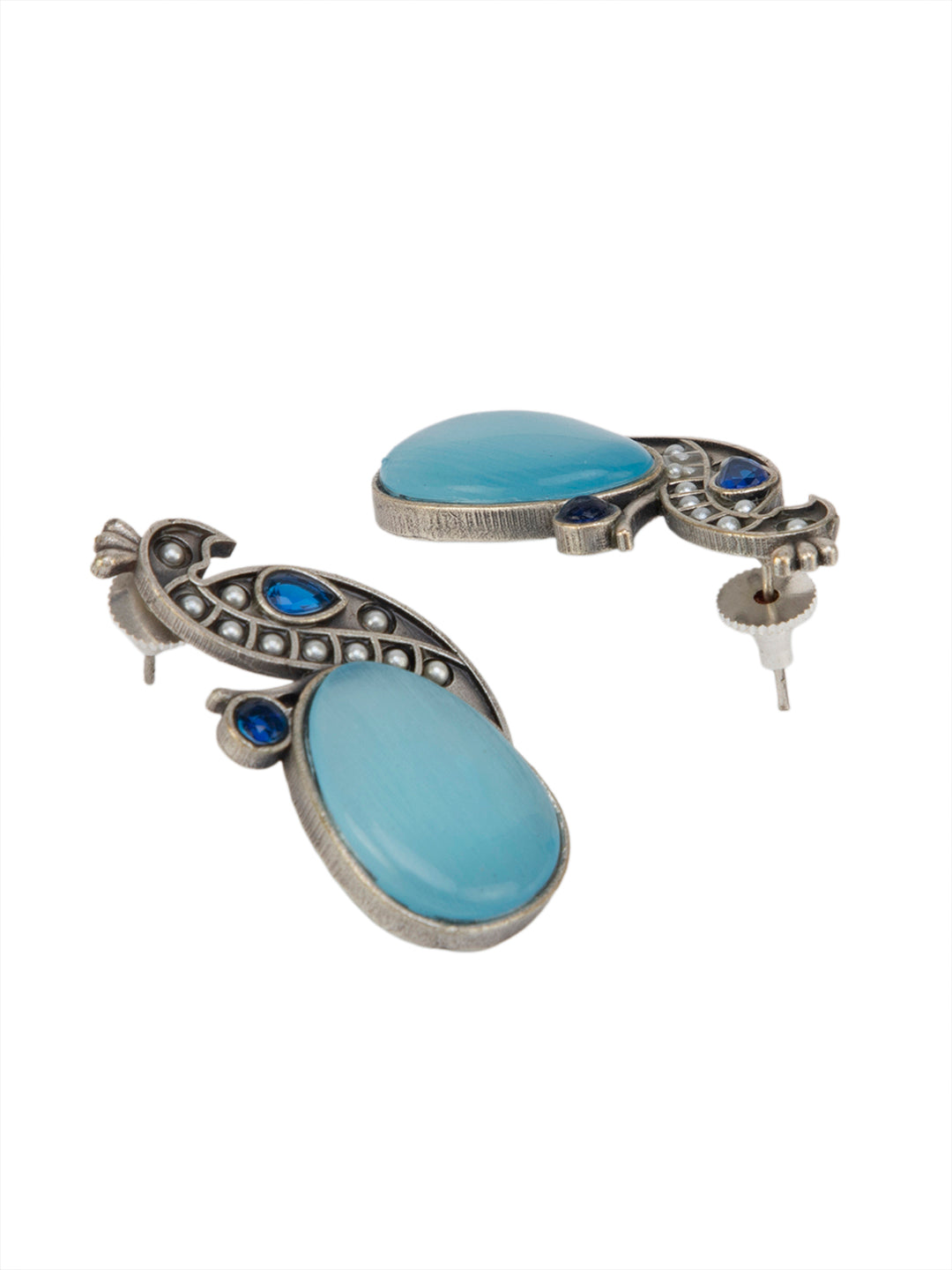 Megh Mayura Drop Earrings