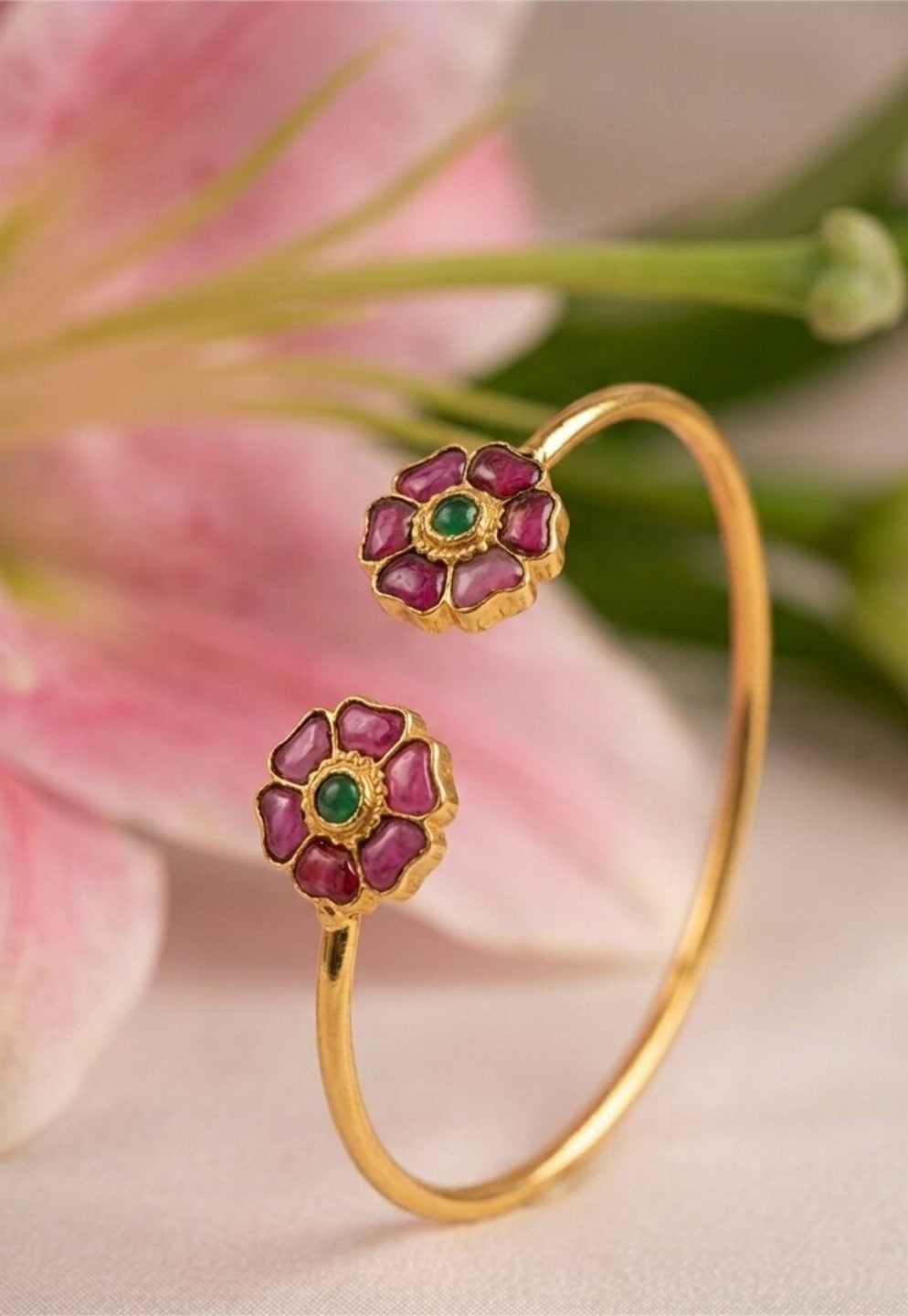 Firoza Mehr Jadau Cuff 2.6