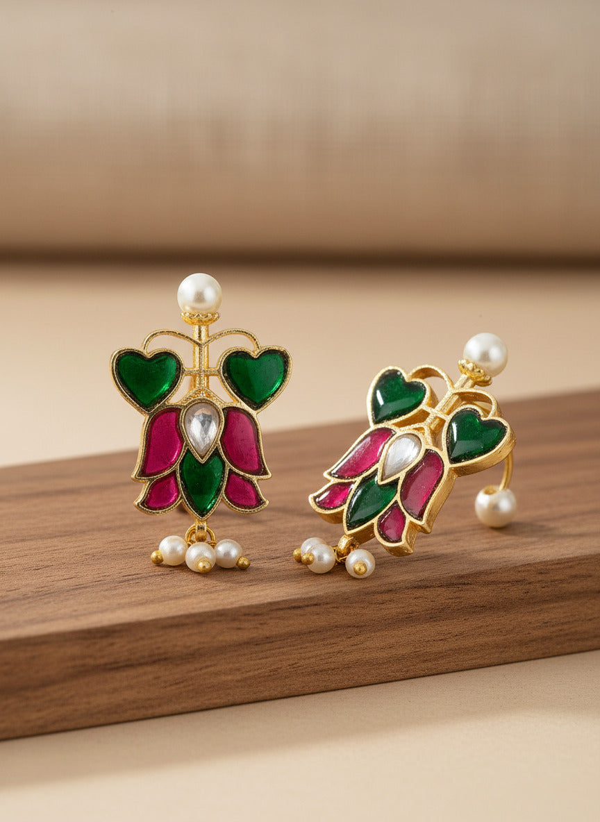 Firoza Rangrez Bugdi Earrings