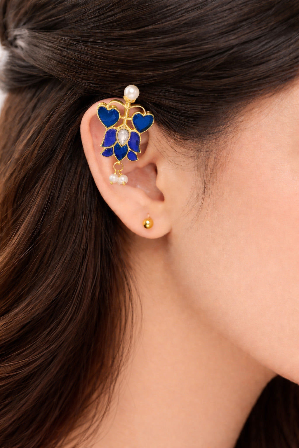 Firoza Noor Rang Bugdi Earrings
