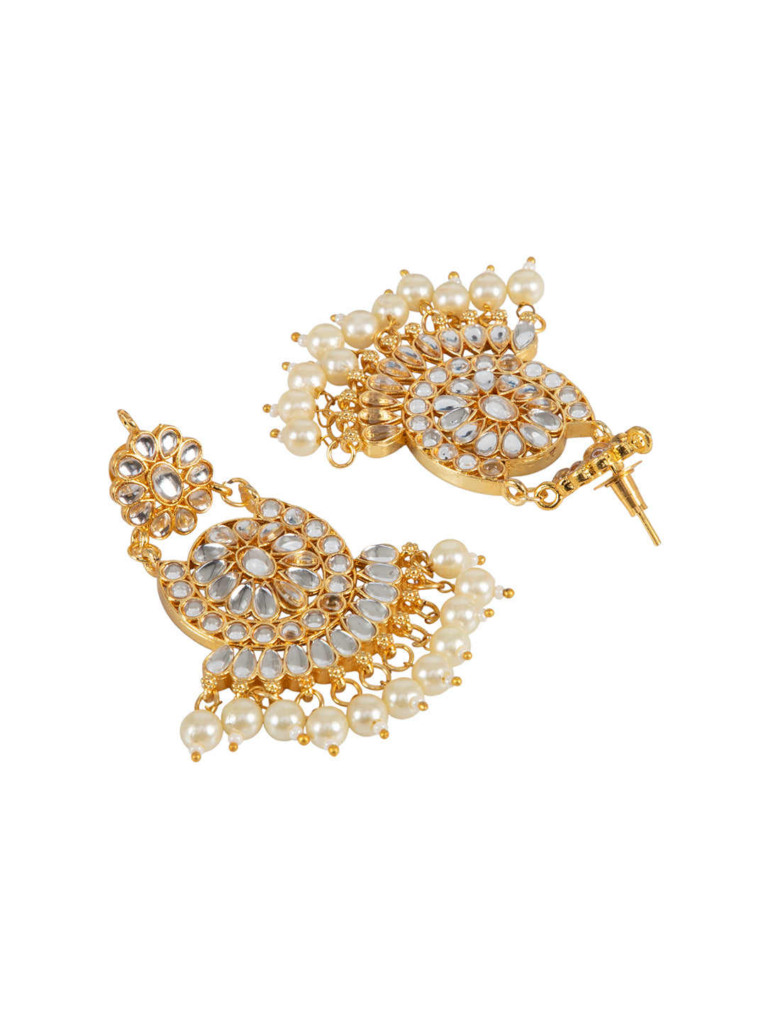 Firoza Noor Mahal Kundan Fringe Choker Set