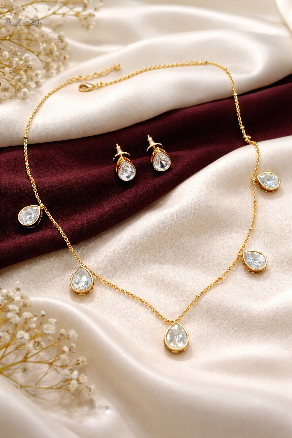Firoza Amara Classic Polki Necklace Set