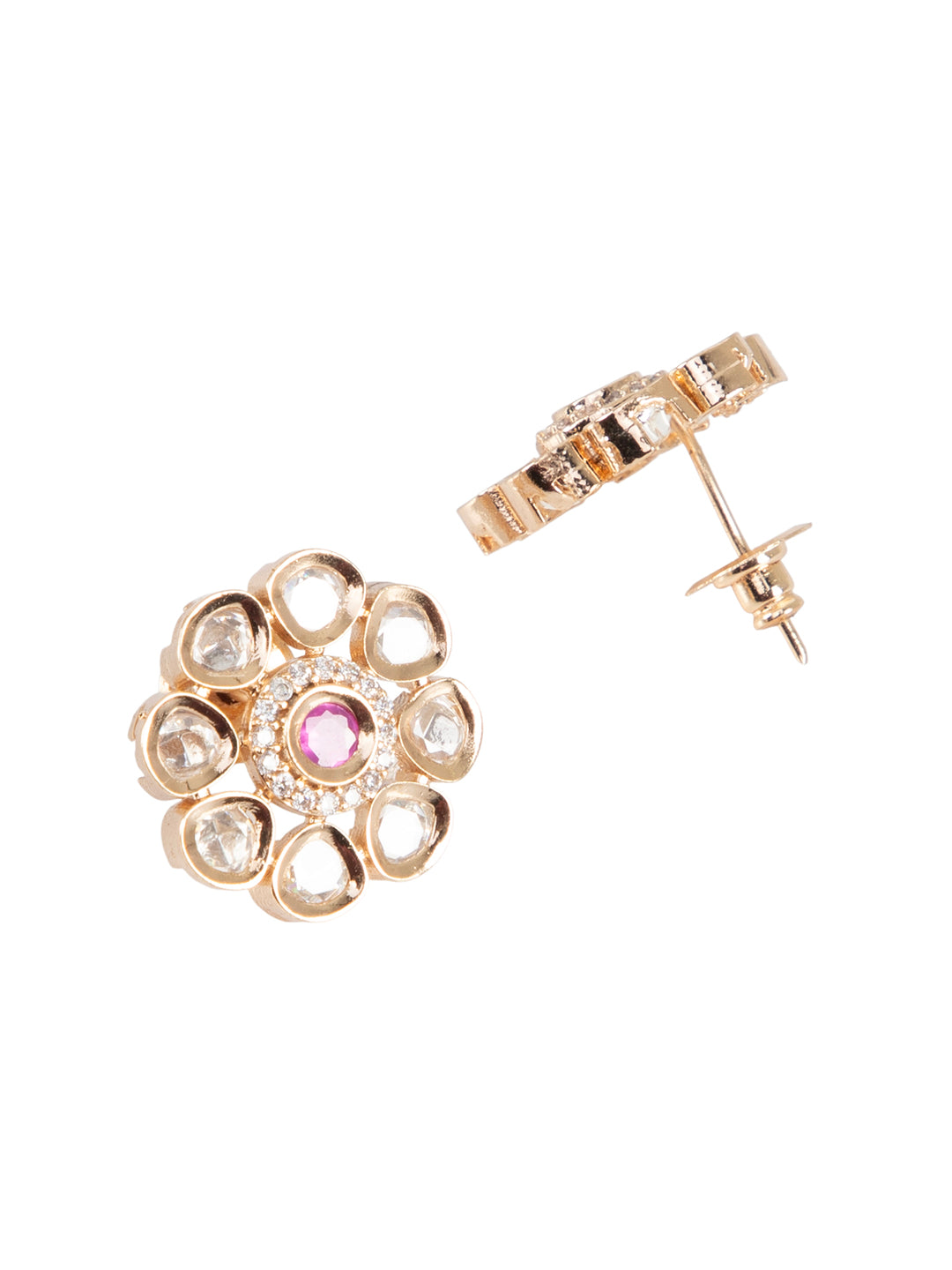 Firoza Riwaayat Ruby Kundan Studs