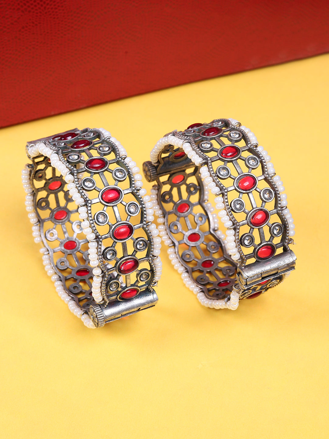 Rani Pink Harmony Bangle Set