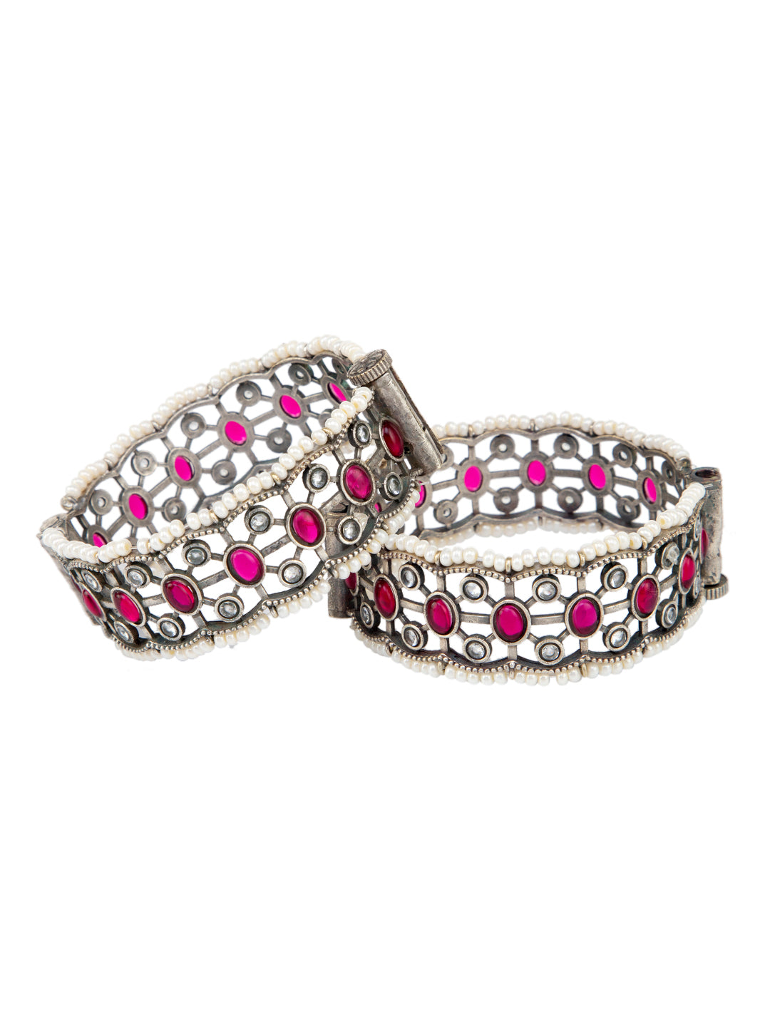 Rani Pink Harmony Bangle Set