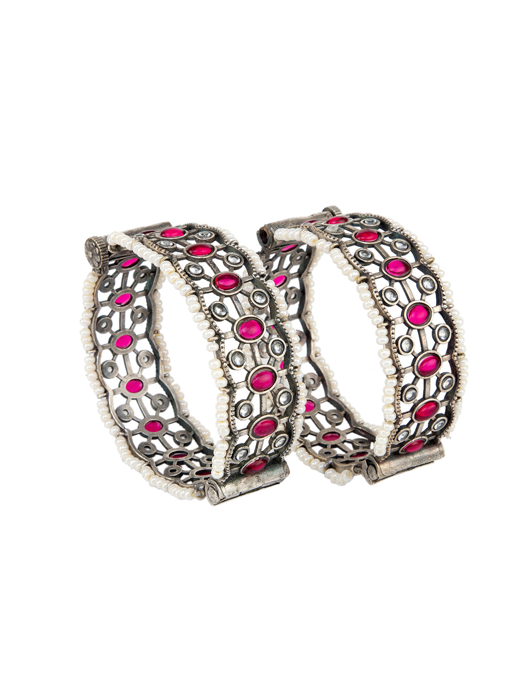 Rani Pink Harmony Bangle Set