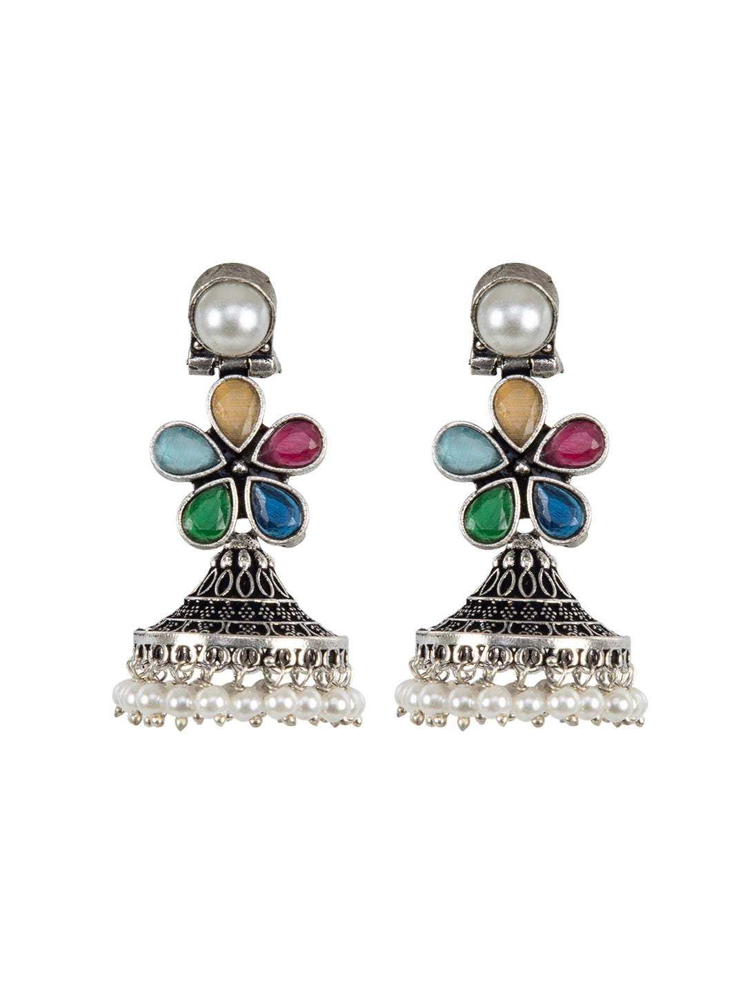Firoza Rangoli Jhumka