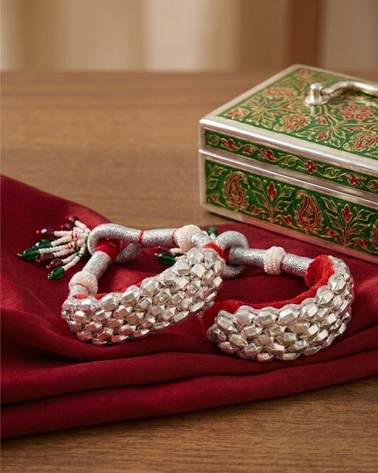 Firoza Riwaayat Silver Ponchi Bangles 2.4