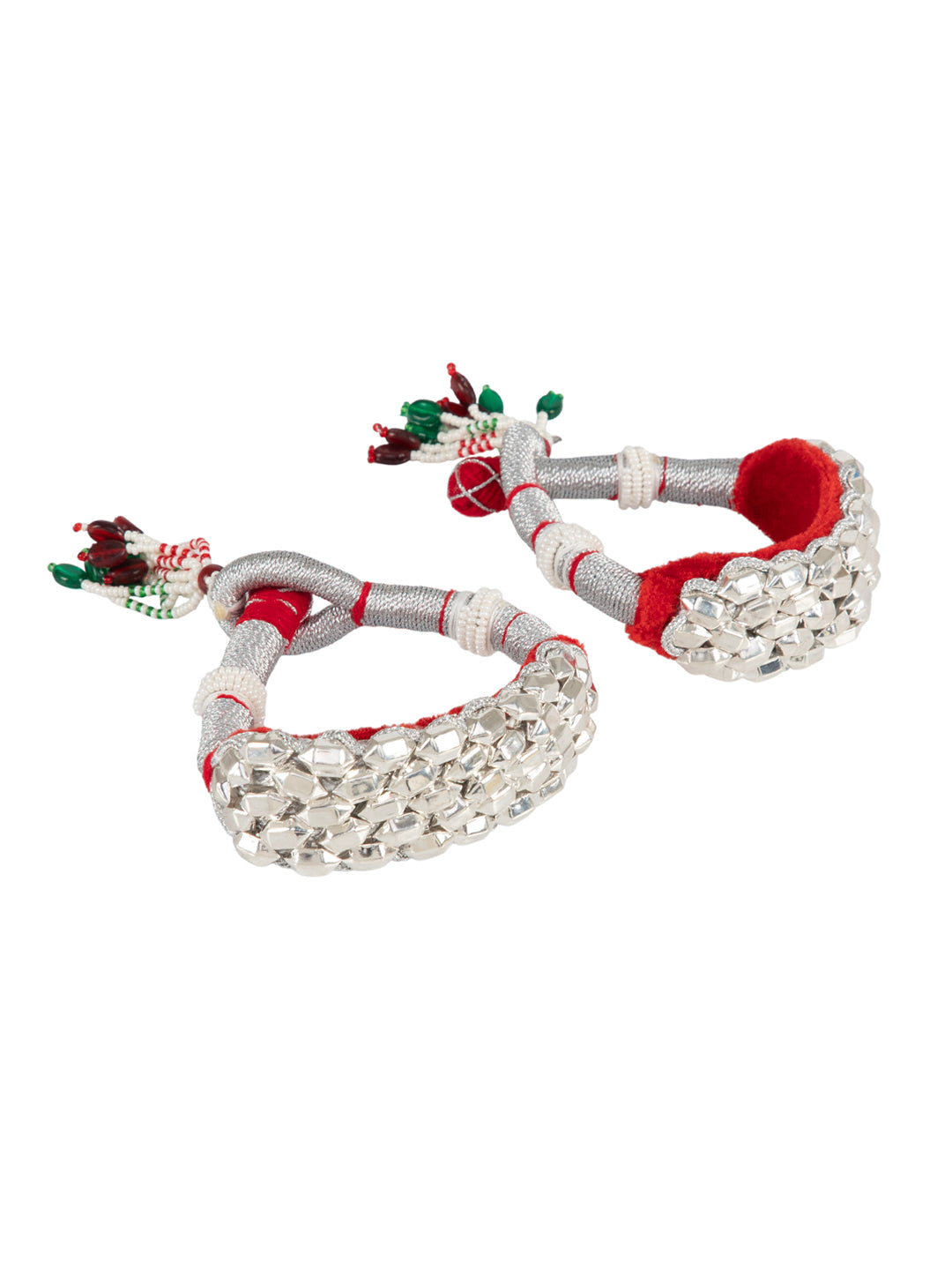 Firoza Riwaayat Silver Ponchi Bangles 2.4