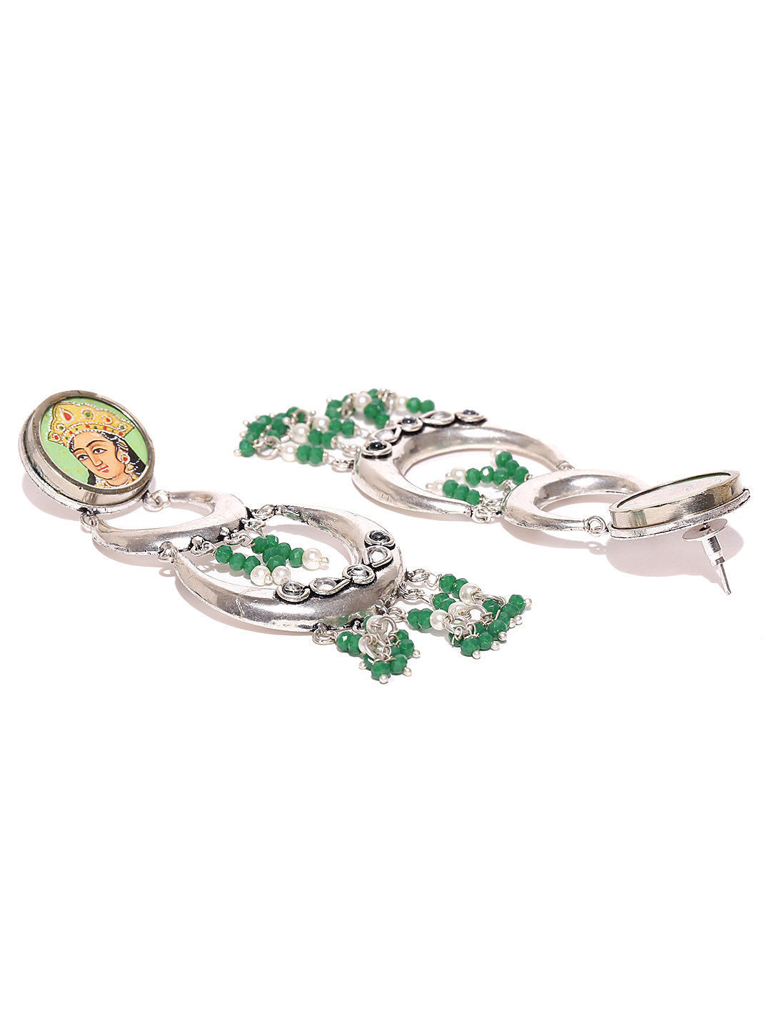 Mehr  Hand Painted Coin Earrings