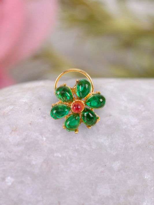 Gold Plated Spring Bloom Nosepin