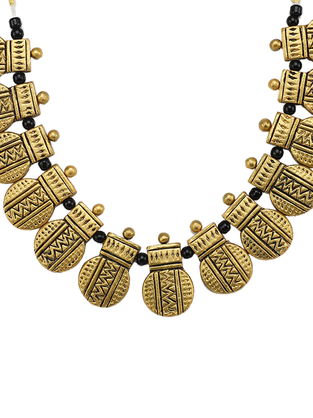Echo Of Embers Terracota Necklace Set