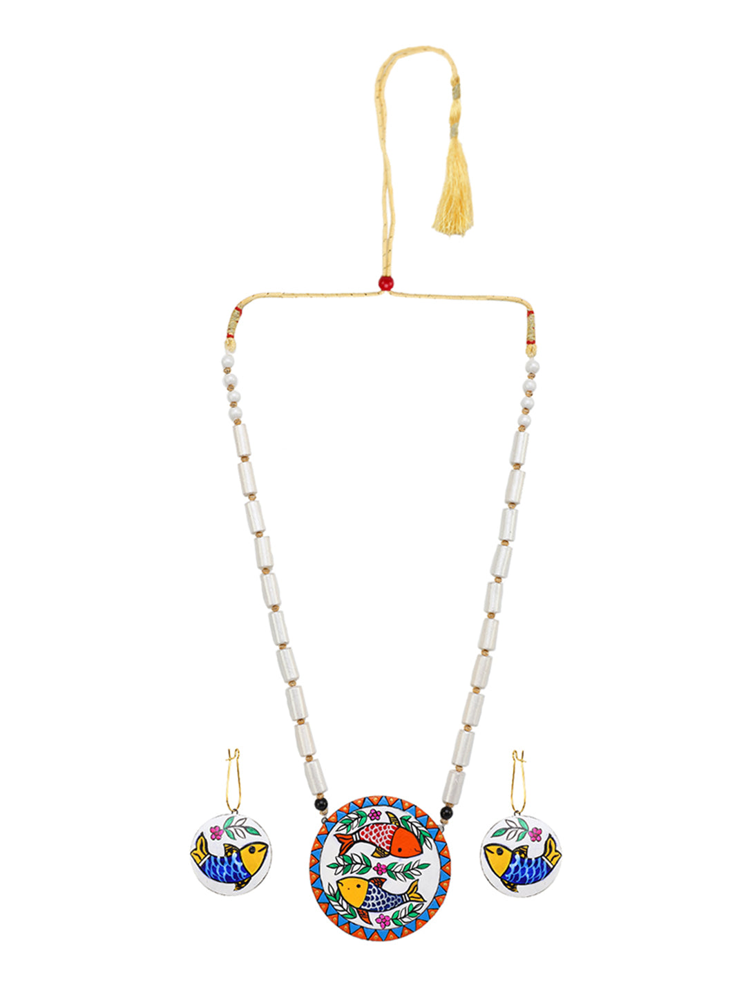 Matsya Leela Terracota Necklace Set