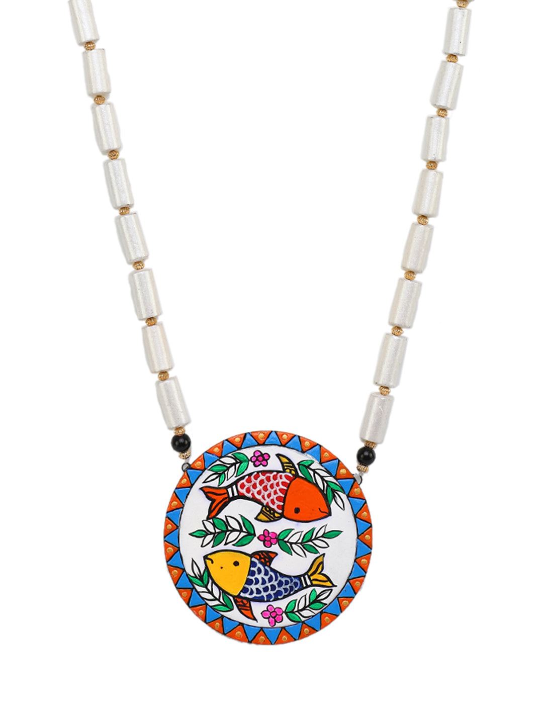 Matsya Leela Terracota Necklace Set