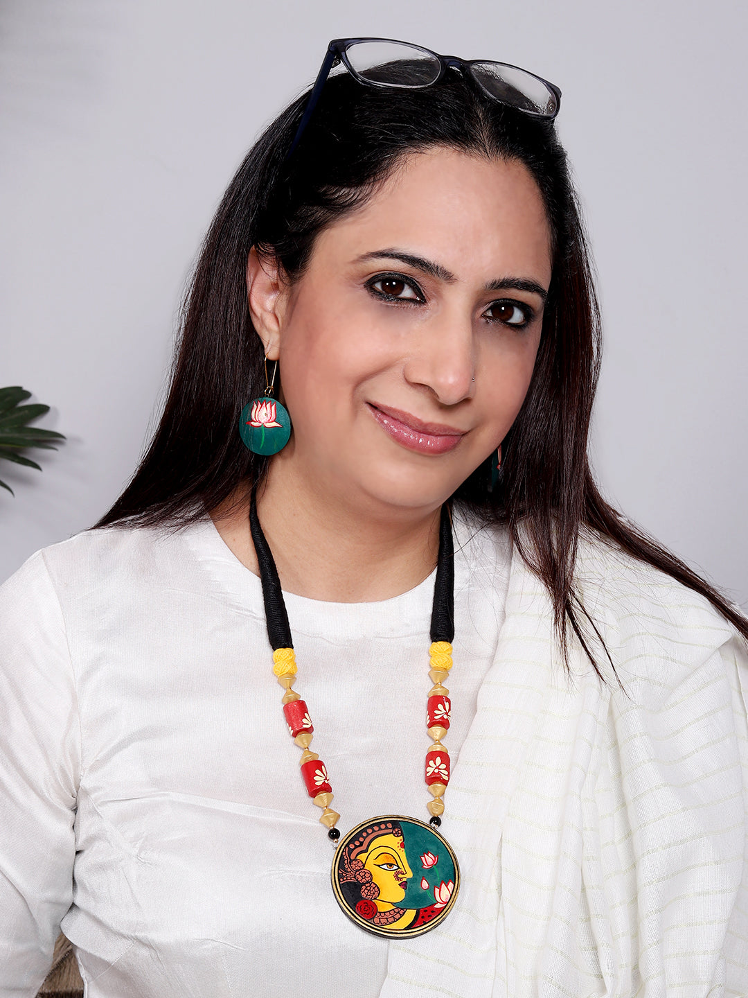 Moksha Mala Terracota Necklace Set