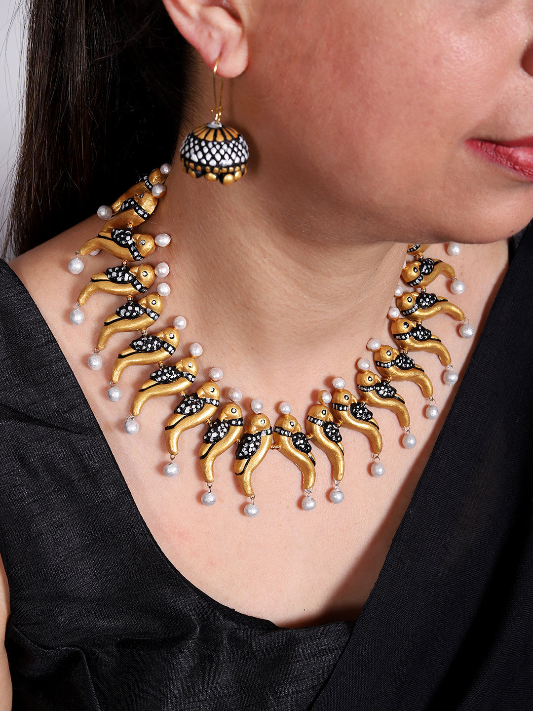 Gilded Songird Necklace Set