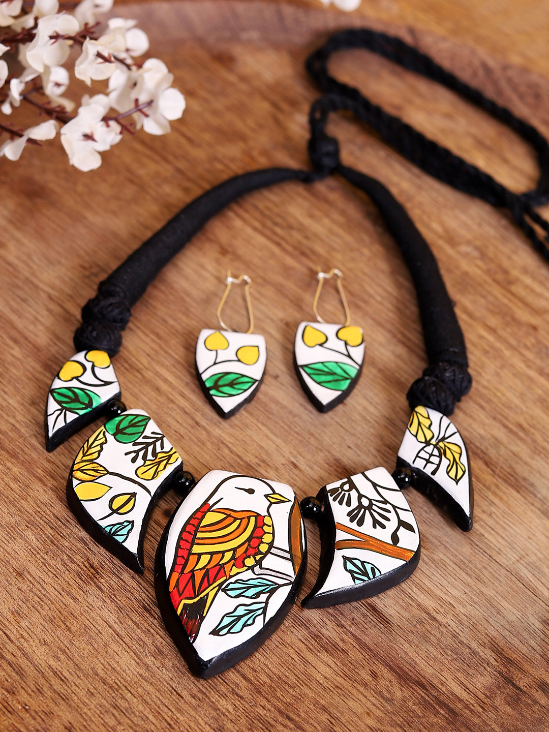 Vanarasa Terracota Necklace Set