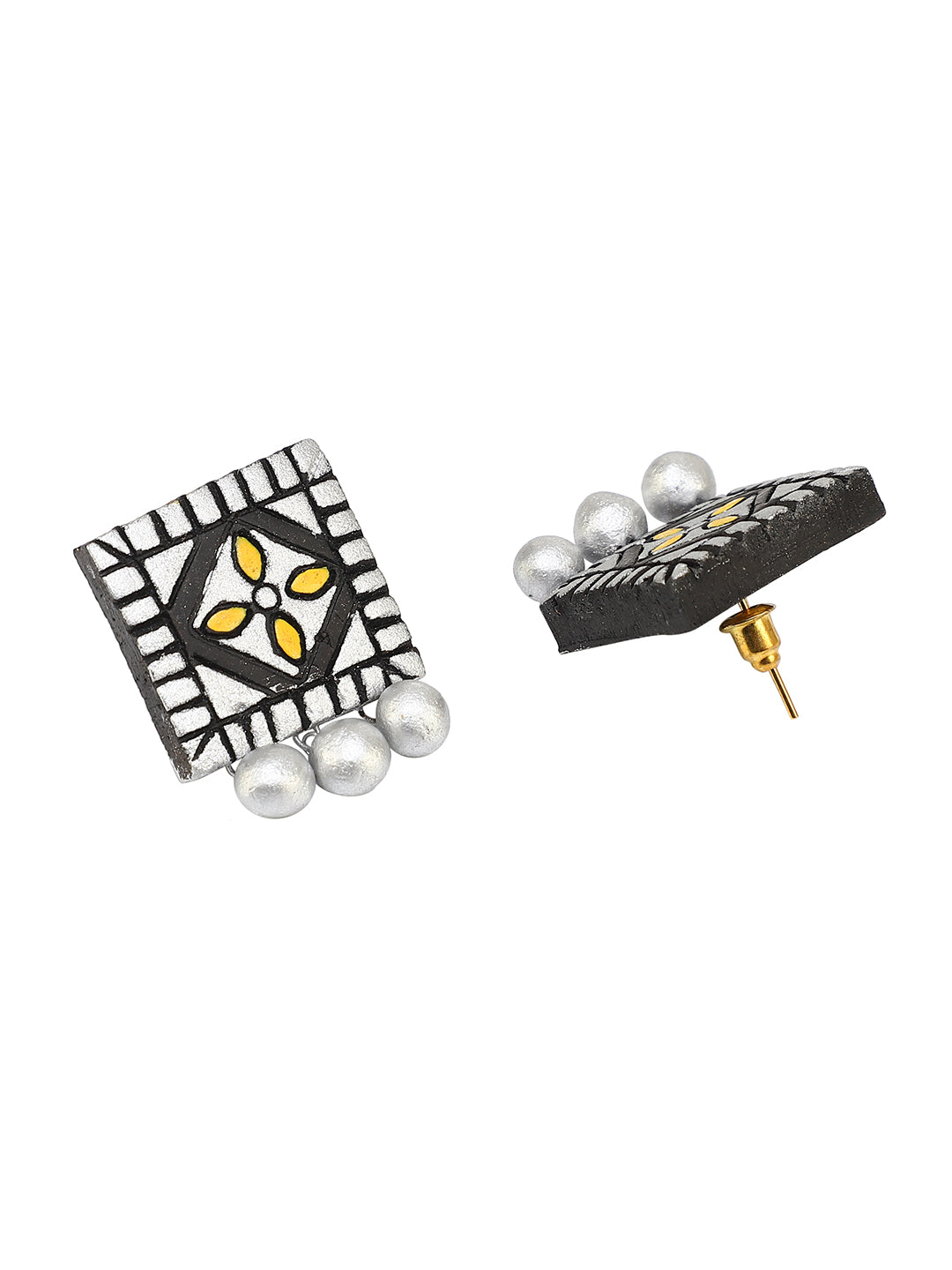 Noir Bloom Terracota Necklace Set