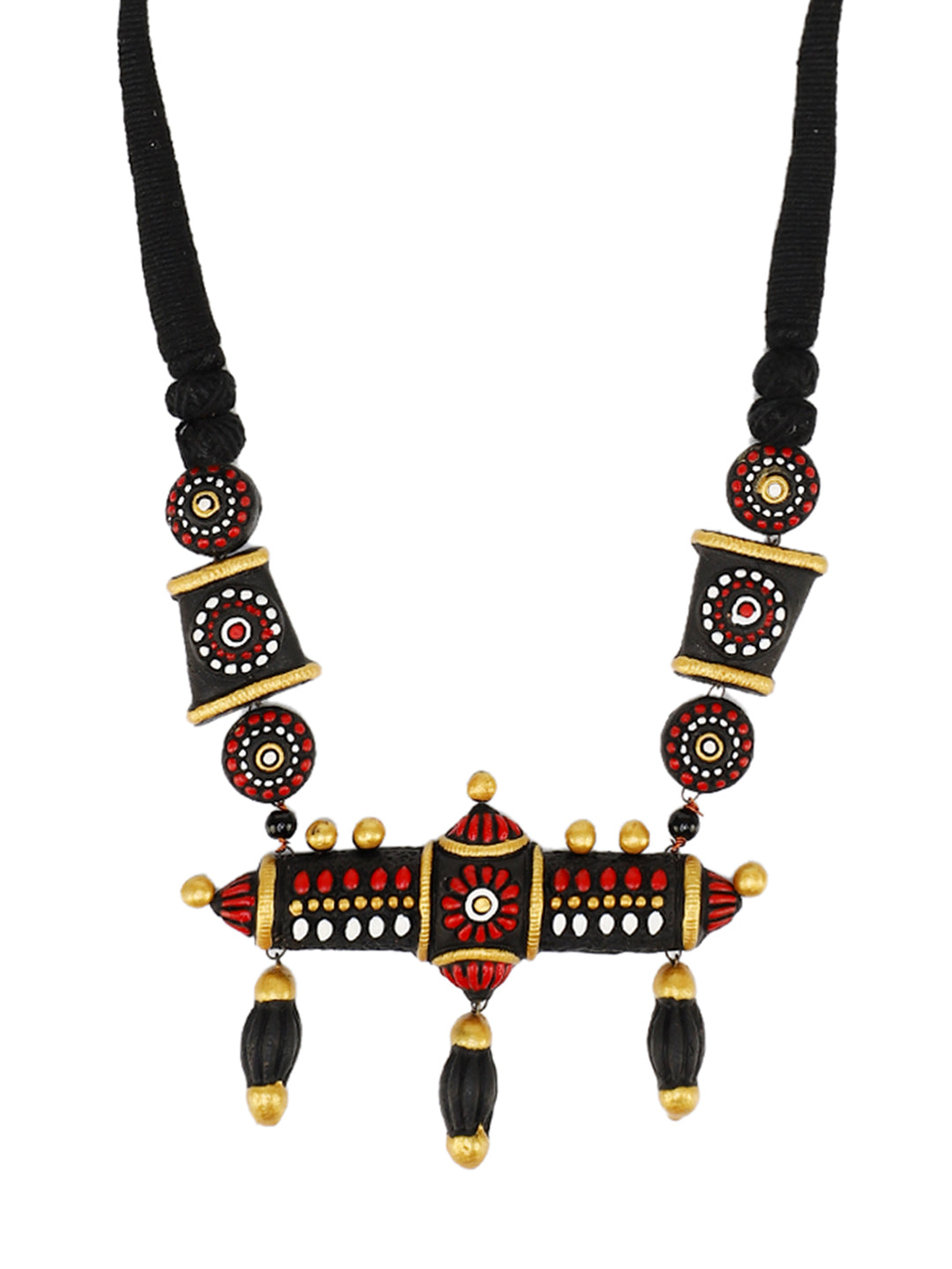 Nira Naga Terracota Necklace Set