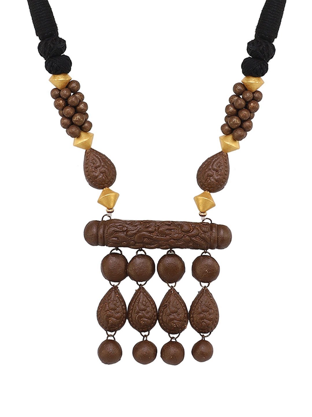 Earth Echo Terracota Necklace Set