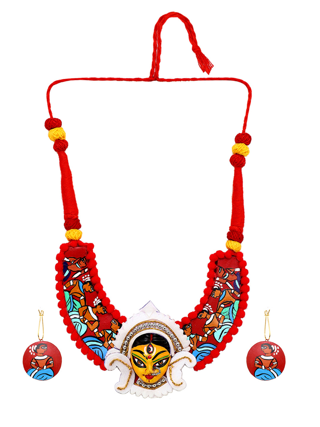 Mahamaya Terracota Necklace Set