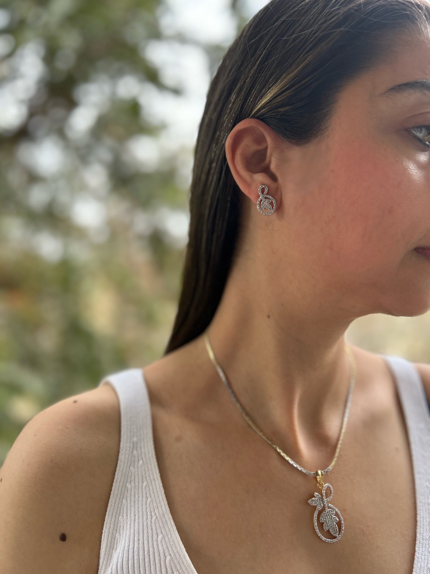 Diva Collection Maple Pendent Set
